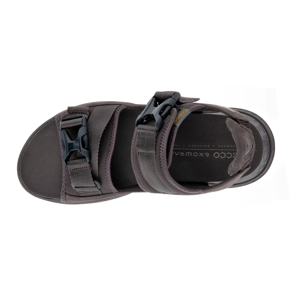 Sandalias Hombre - ECCO Exowrap 2S Buckle - Grises Oscuro - BLT678204